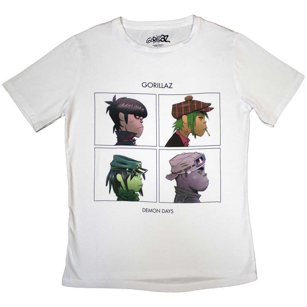 Gorillaz Womens T Shirt Demon Days White